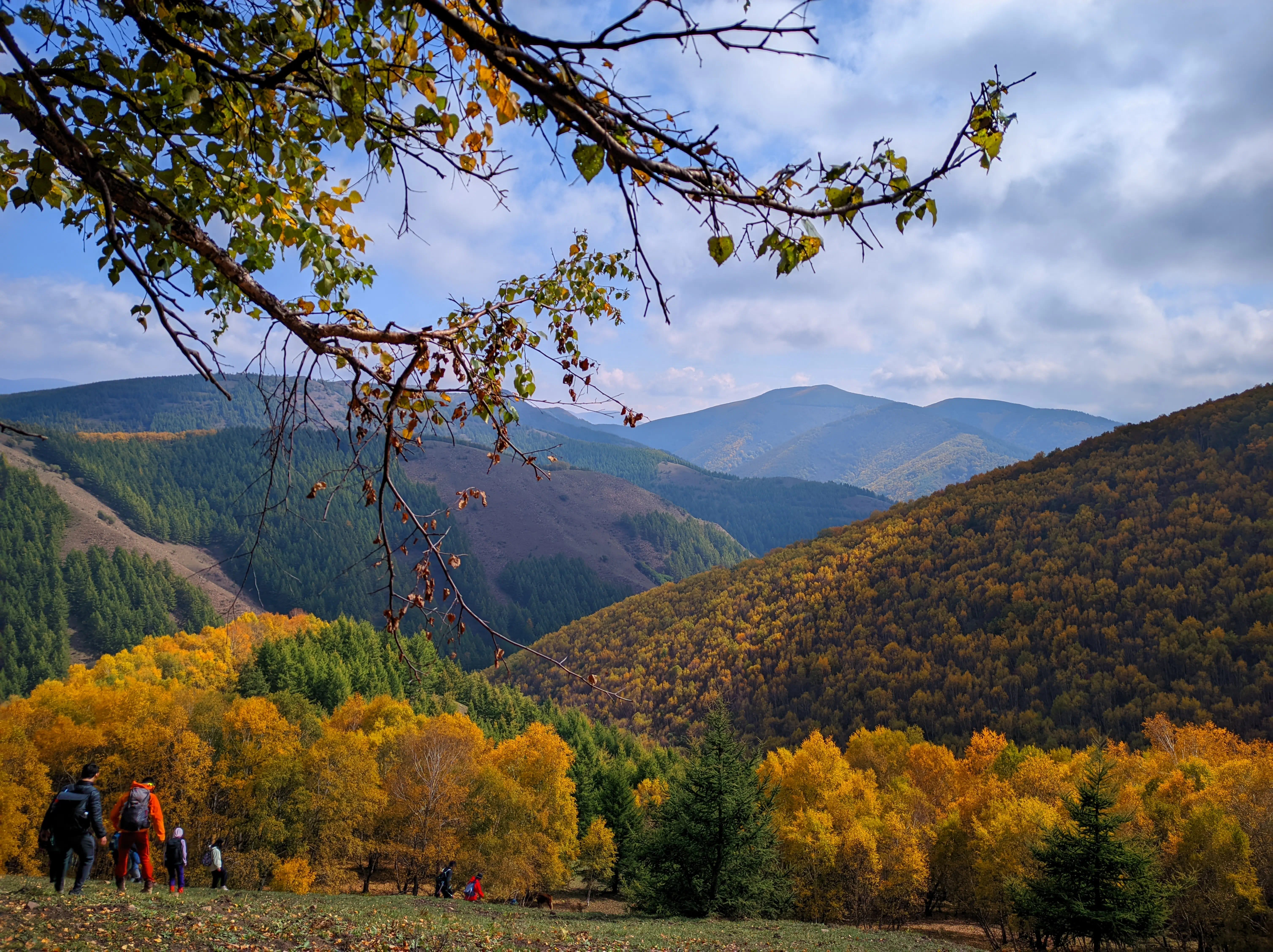 九月底的老掌沟, 应该是华北最先进入深秋的地方吧