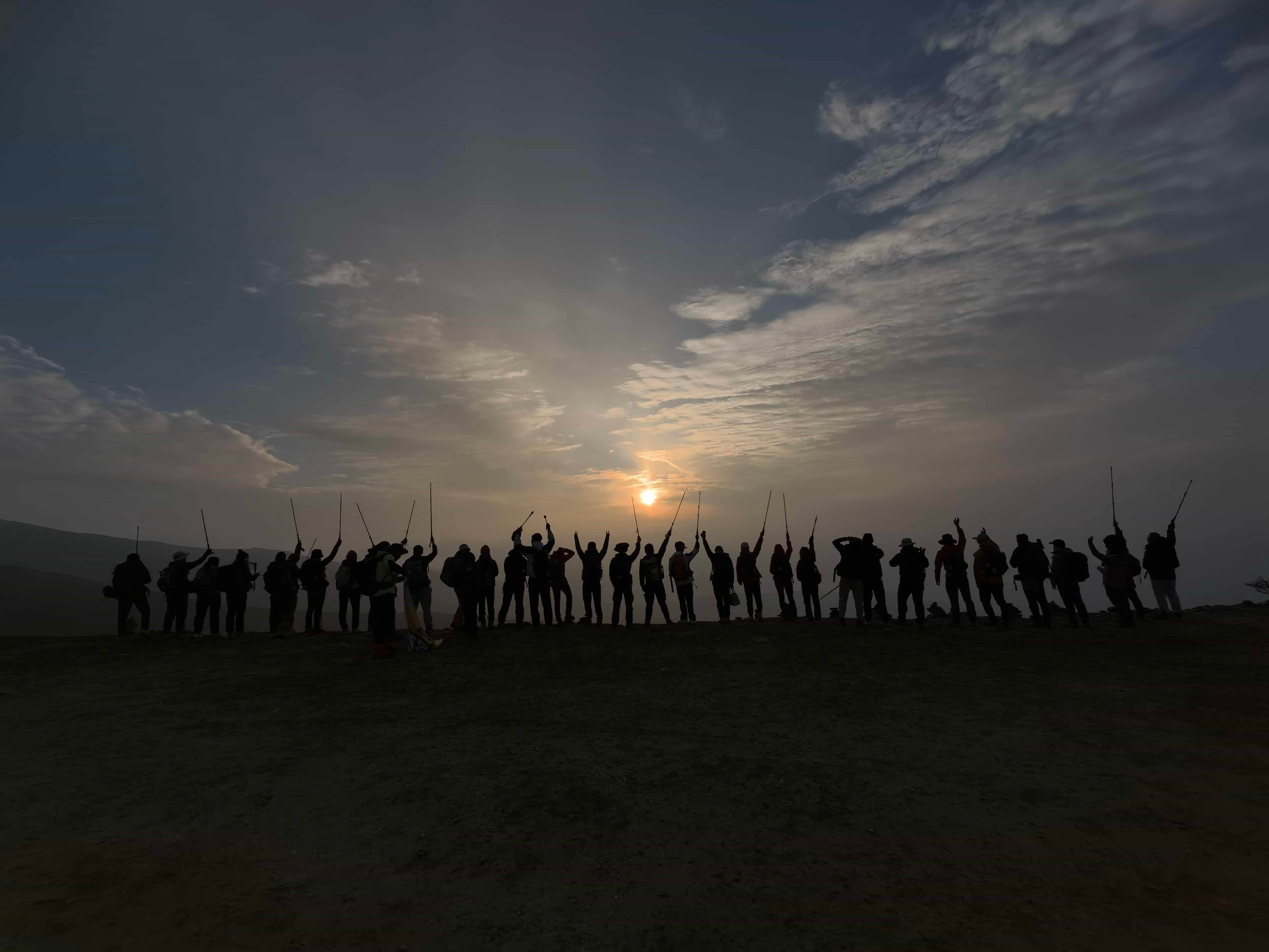 十月, 五台山清晨