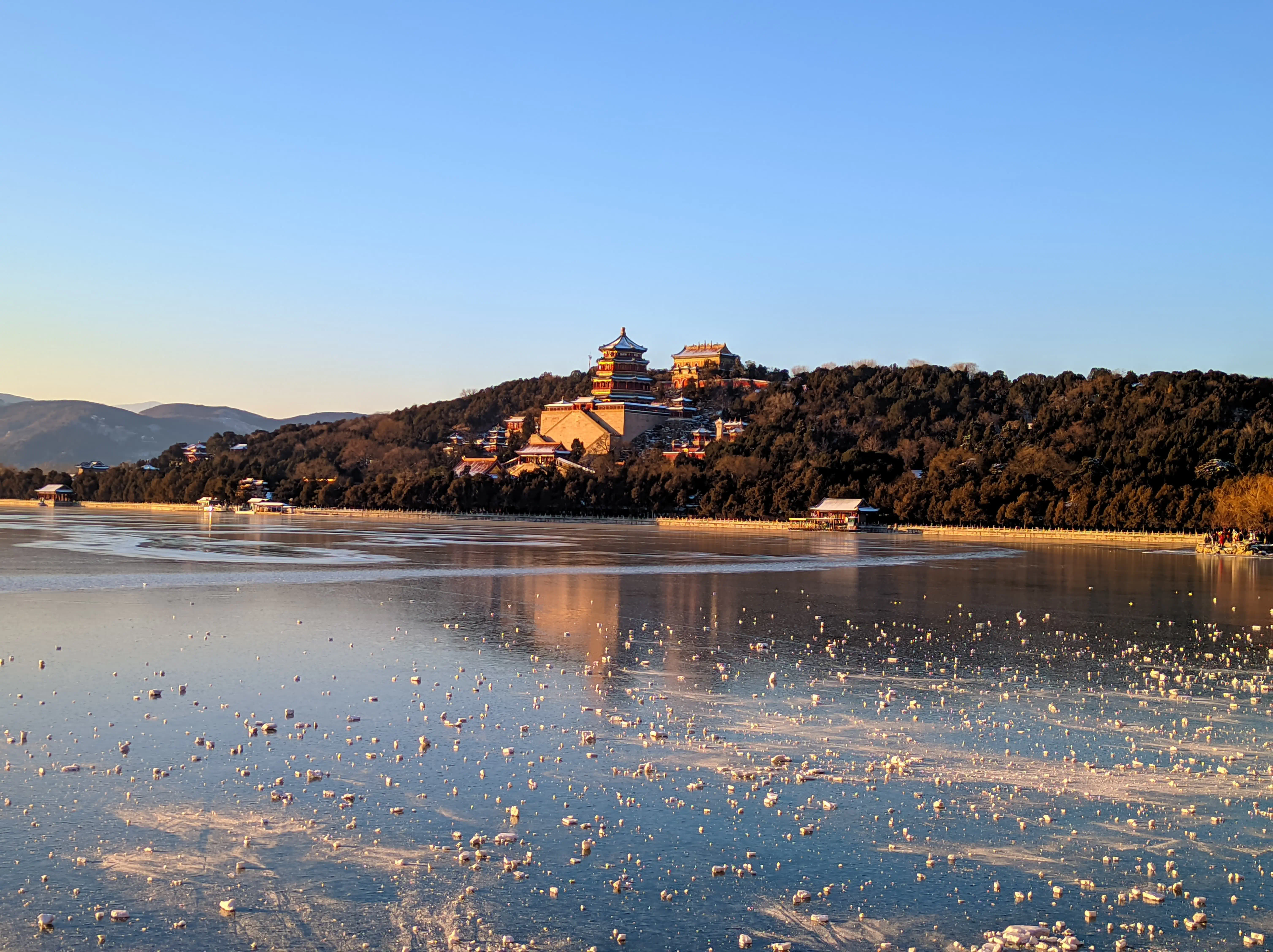 年末, 于颐和园